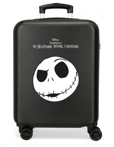 TROLLEY ABS 55CM.4R. NIGHTMARE JACK NEGRO